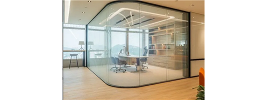 Curved Glass Partitions 