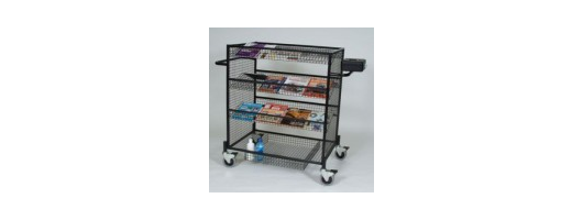 Compact News Trolley