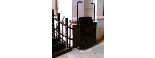 Internal / External Curved Run Platform Lifts for Stairs