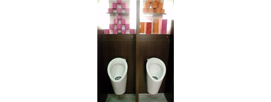 Contemporary Urinals and washroom design
