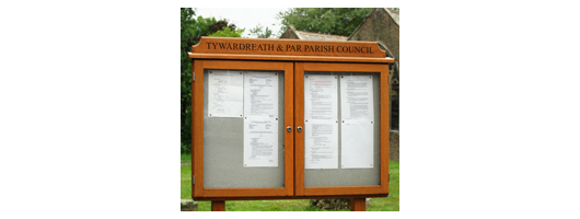 External Oak Notice Boards