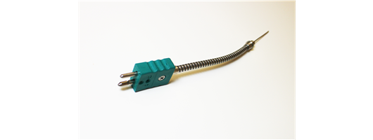 Mineral Insulated Thermocouple with Standard Plug & Flexible Sheath