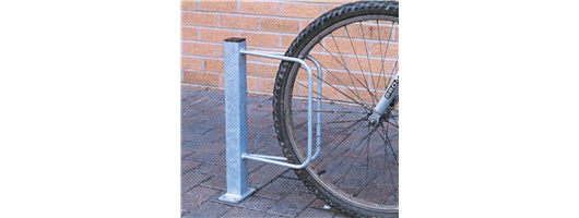 Single Sided Ground Fixed Cycle Rack