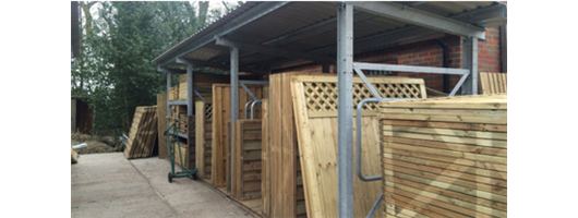 Fence Panel Storage