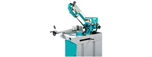 Mitre bandsaw with automatic gravity feed