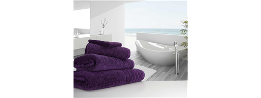 Luxury 'linenHall' 650GSM Combed Cotton Towel Range
