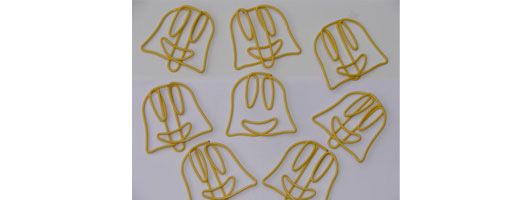 Monster face fancy paperclips