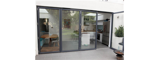 External Glazed Aluminium Bi-Fold Doors