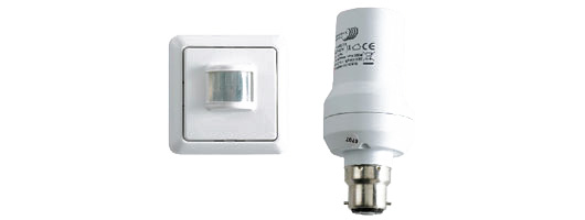 PIR Detection Sensor with Remote Control Bulb Holder from Easy Link