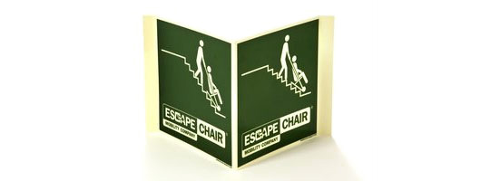 Panoramic sign for Escape-Chair® 