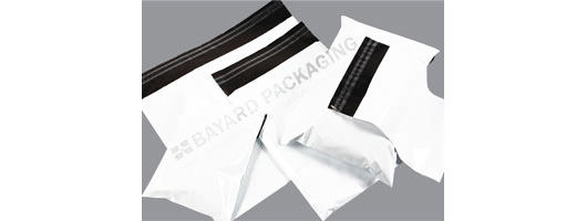 Bayard Packaging; White Opaque Plastic Envelopes - 75 micron 