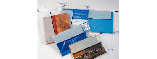 Bayard Packaging; Clear Plastic Envelopes with a write on panel 