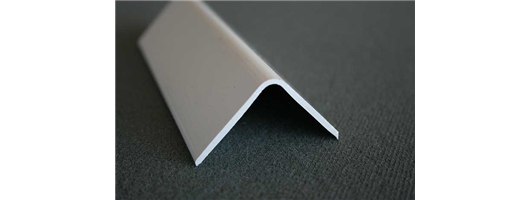 Standard rigid plastic angle section