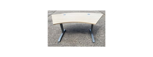 Curved Maple Desk