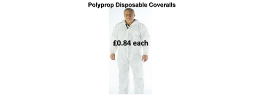 Polyprop Disposable Coveralls