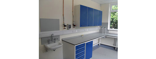Lab Worktop Surfaces & Cabinets from InterFocus