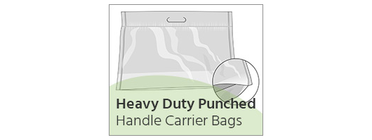 Heavy Duty Punched Handle Carrier Bags