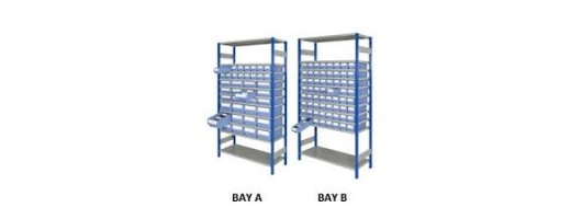 Expo 4 Bay with Shelf Trays – Bay B