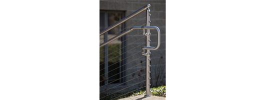 Stainless Steel handrail return bend