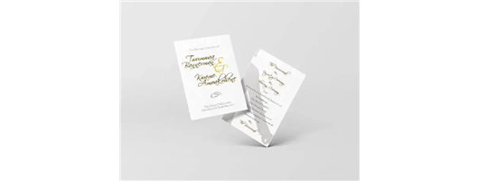 Order of Service Cards