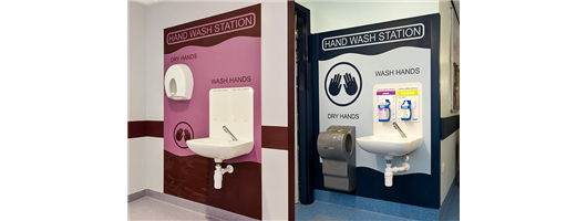 Hand Wash Station Signage