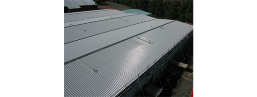Filon Over-Roofing system for asbestos roof refurbishment