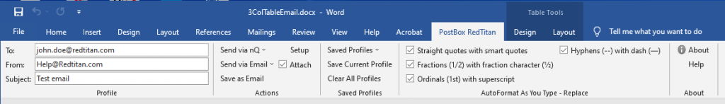 Create Emails Directly in Word