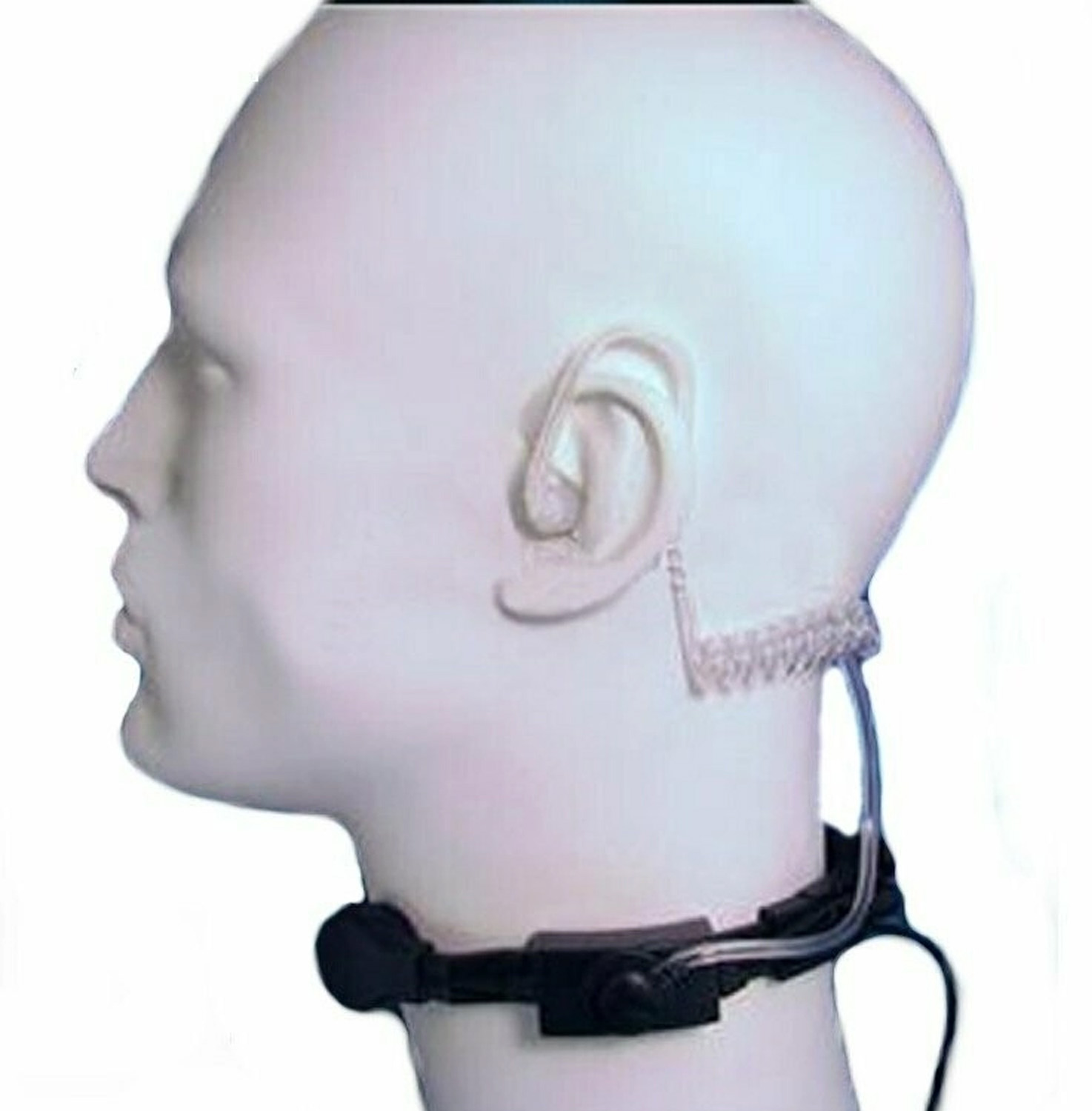 HEAVY DUTY THROAT MICROPHONE WITH LARGE PTT