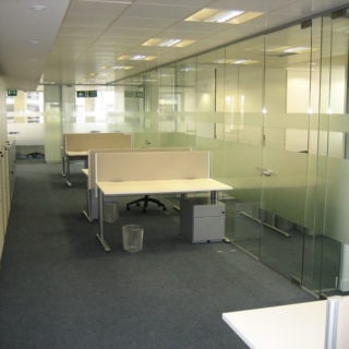 Glass Partition in Office