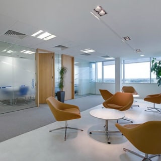 Glass Partitioning Separating an Office from the rest of the Office Space