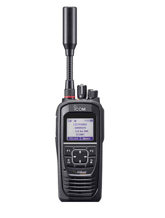 ICOM IC-SAT100 Satellite Push-to-Talk (PTT) Radio