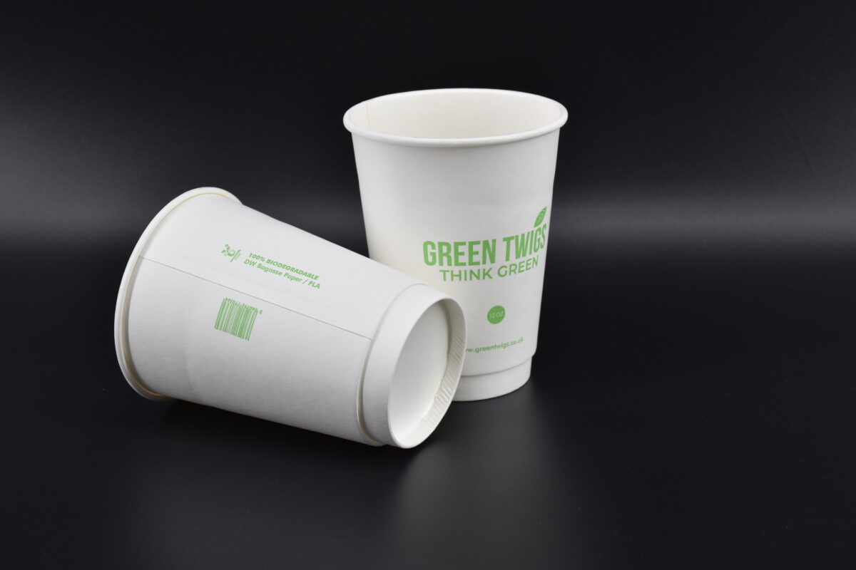 12oz Double Wall Compostable Hot Cups