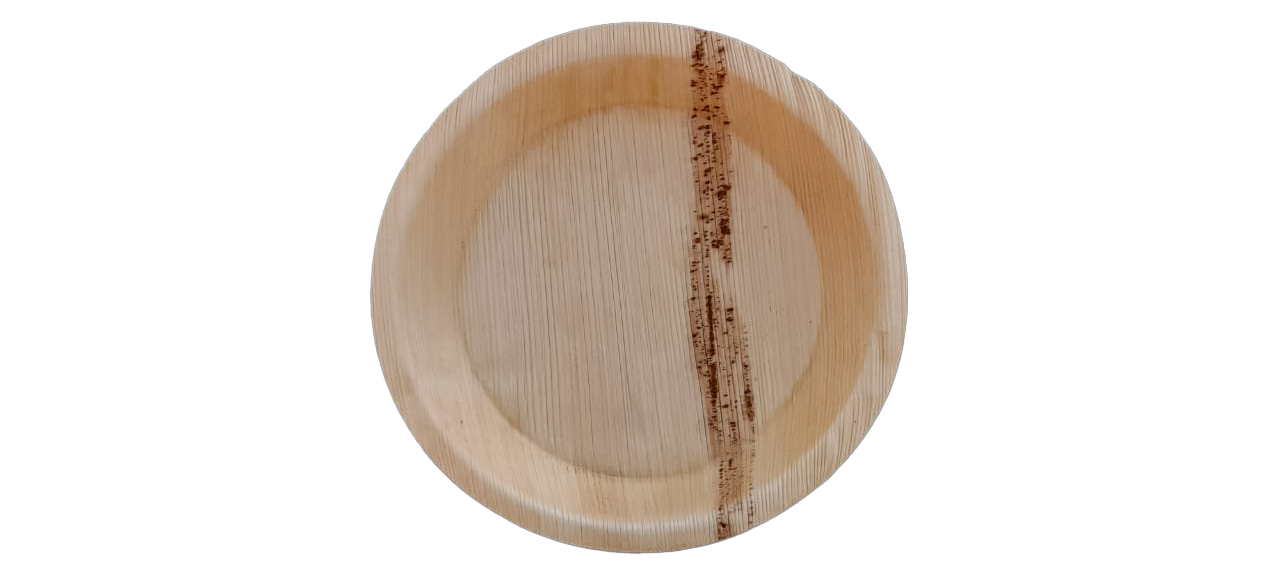 Areca Palm Leaf 8″ Round Deep Plate (100 Pieces)