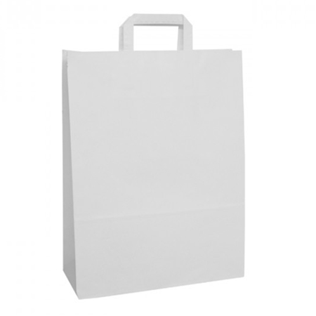 White Coloured Kraft Paper Gift Bags