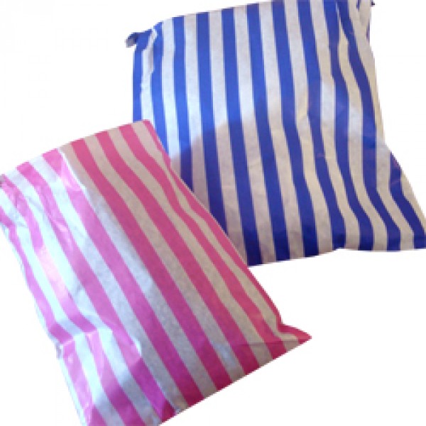 Candy Striped Paper Bags