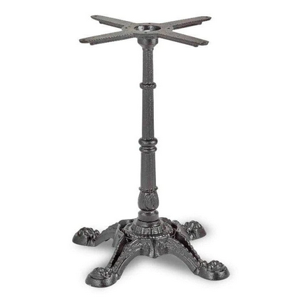 Bistro Ornate Four Leg Cast Iron Table Base