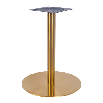 Zeus Round Vintage Brass Table Base