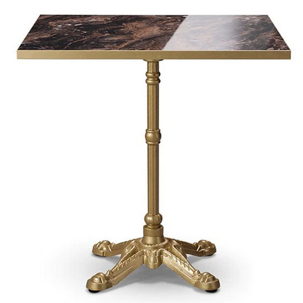 Parisian Bistro Table Top with Metal Table Base