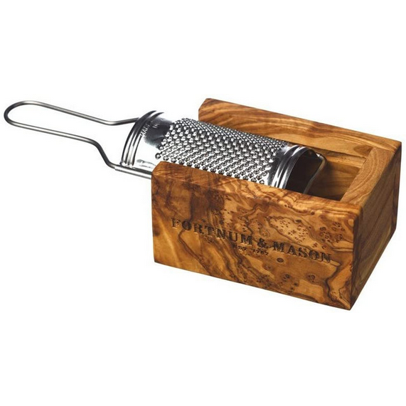Personalised Olive Wood Cheese Grater Gift Set