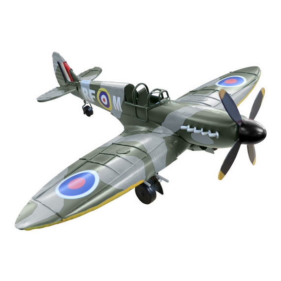 Hand Painted British Fighter Plane Model