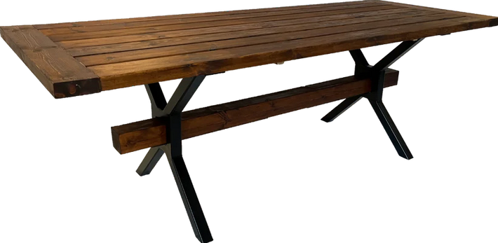 Large Outdoor Table - The 'Wood & Weld' Range 