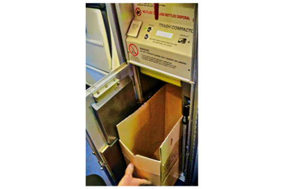 skytidy® Airline Trash Compactor Box