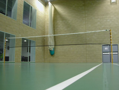 Steel Socketed Badminton Posts