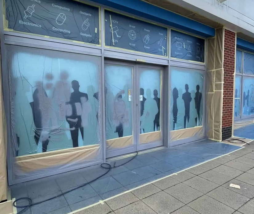 Retail Property Spray Painting