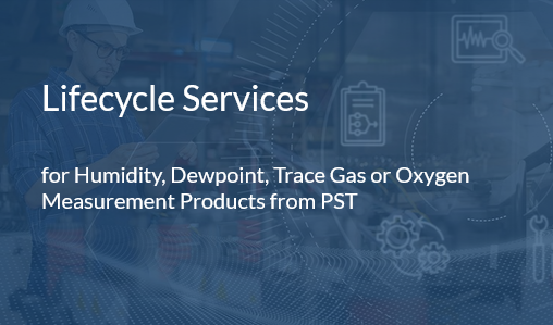 Humidity, Dewpoint, Trace Gas or Oxygen Measurement Lifecycle Services