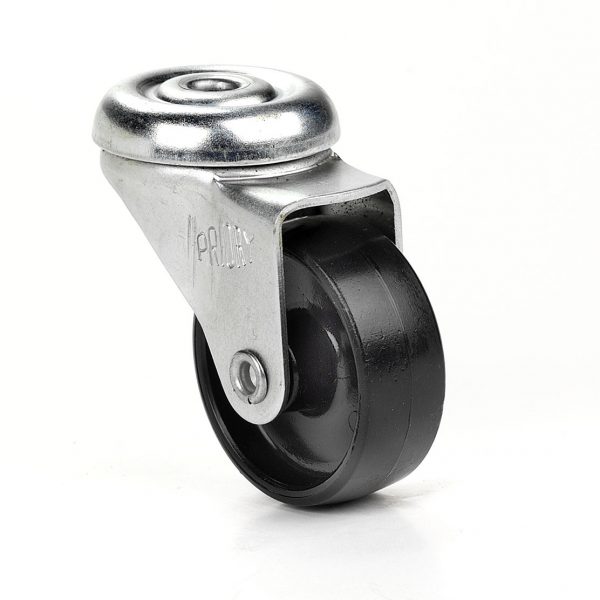 40mm Swivel Castor – 6mm Bolthole & Plastic Wheel