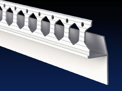 Renderplas PVC Shadow Gap ‘L’ profile, 20mm Shadow