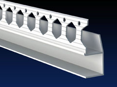 Renderplas PVC Shadow Gap ‘U’ Profile, 15mm Shadow