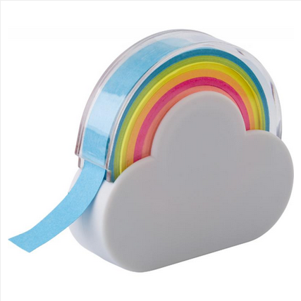 Cloud & Rainbow Memo Tape Dispenser