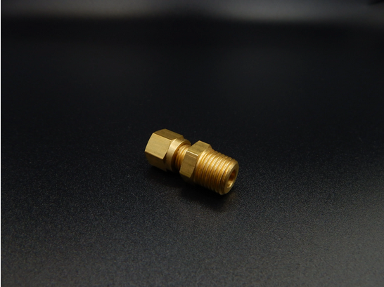 1/4" BSPT Brass Compression Fitting 